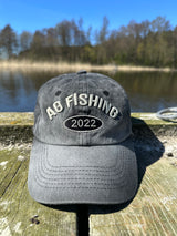 Svart Stentvättad Keps